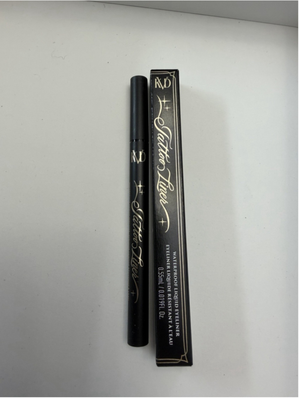 Kat Von D Tattoo Liner Liquid Eyeliner - Trooper Black, 0.019 fl oz